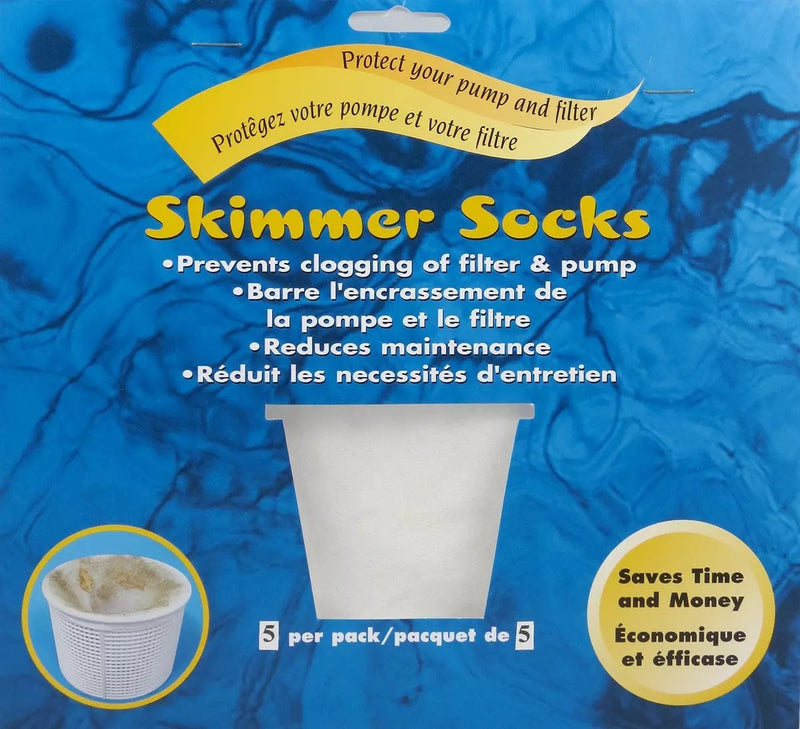 Aquarius Pool Skimmer Socks for Baskets & Skimmers, 5-pk J8