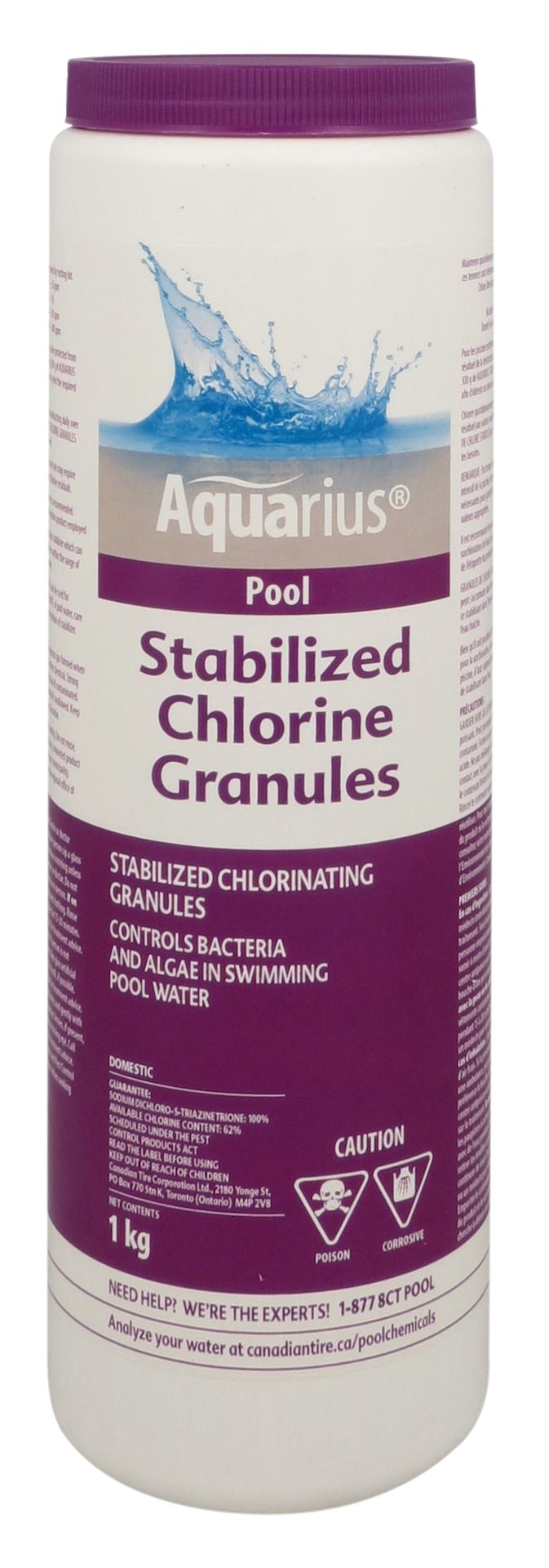 Aquarius Pool Stabilized Granular Chlorine, 1-kg H4