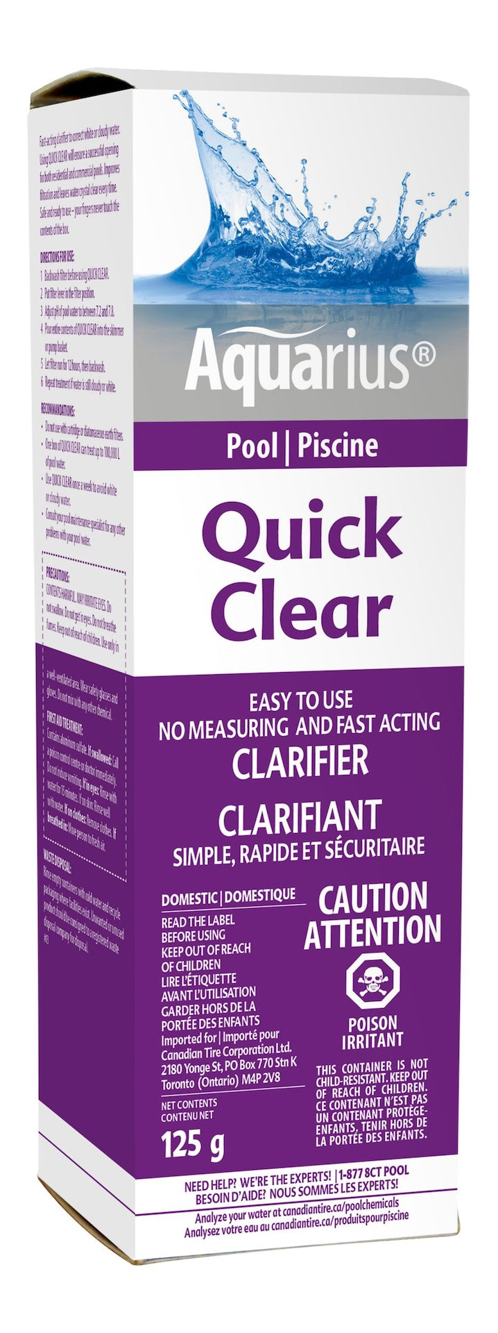 Aquarius Quick Clear Pool Clarifier K1