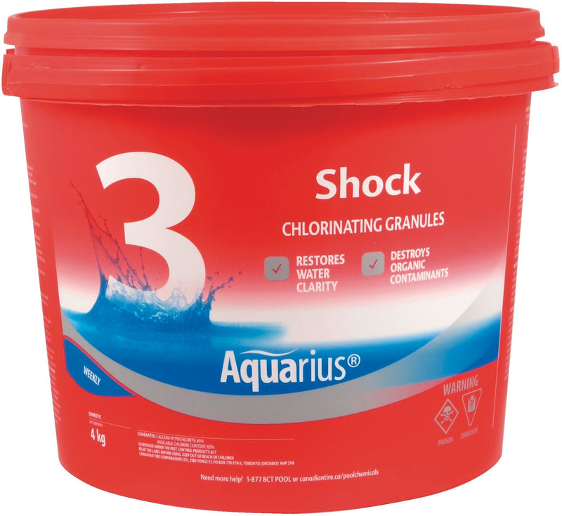 Aquarius Step 3 Shock Chlorinating Granules, 4-kg O5