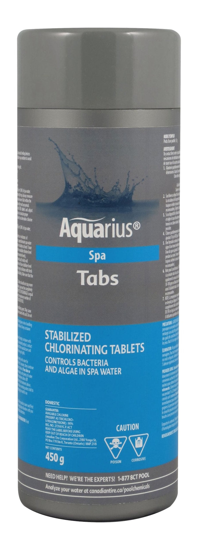 Aquarius Tabs Stabilized Chlorinating Tablets for Spa, 450-g J6