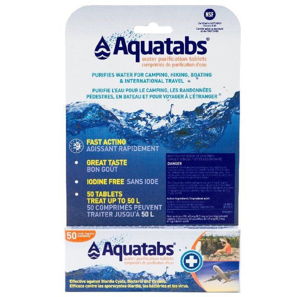 Aquatabs Water Purification Tablets, 50-pk O4