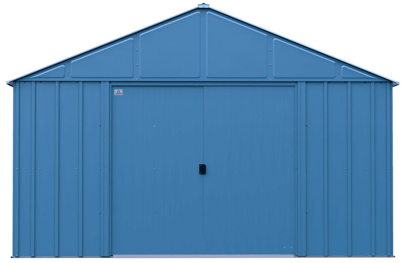 Arrow Classic 12x12-ft Blue Grey Corrosion-Resistant Steel Shed W4