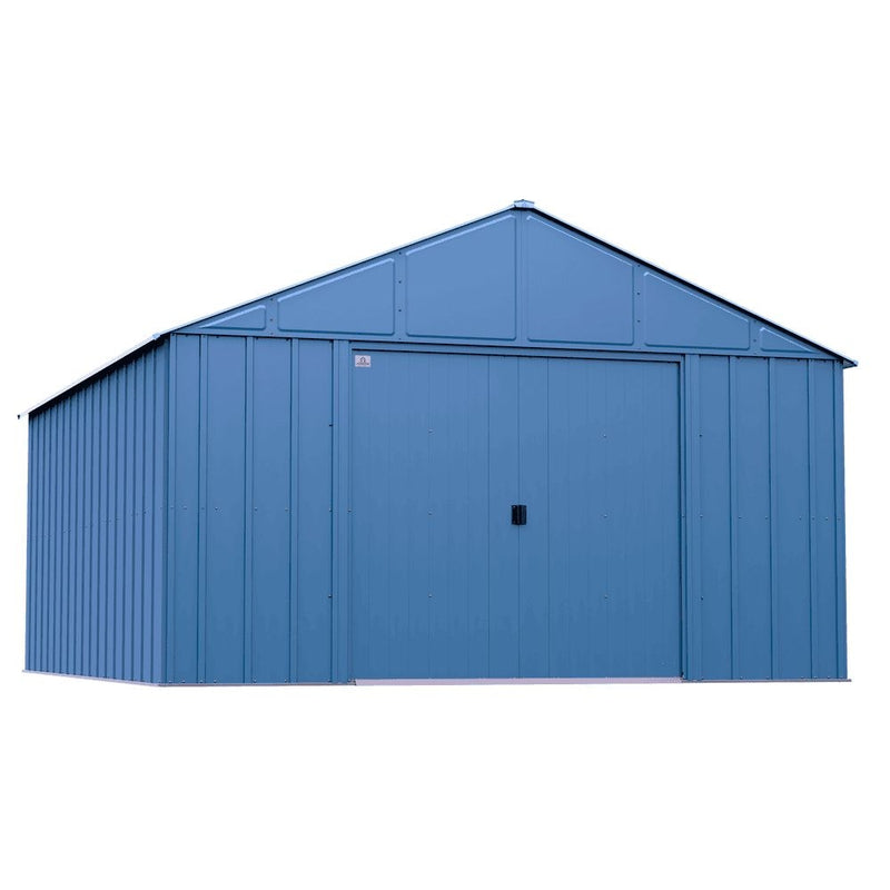 Arrow Classic 12x14-ft Blue Grey Corrosion-Resistant Steel Shed Q5