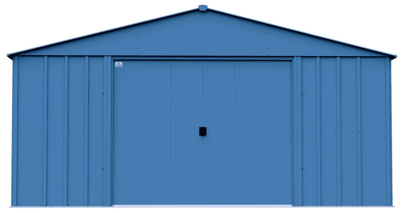 Arrow Classic 14x14-ft Blue Grey Corrosion-Resistant Steel Shed S6