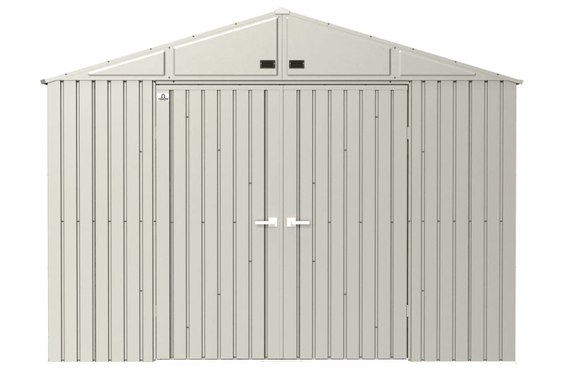 Arrow Elite 10x12-ft Cool Grey Corrosion-Resistant Steel Storage Shed C2