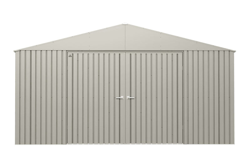 Arrow Elite 14x12-ft Cool Grey Weather-Resistant Steel Shed B7