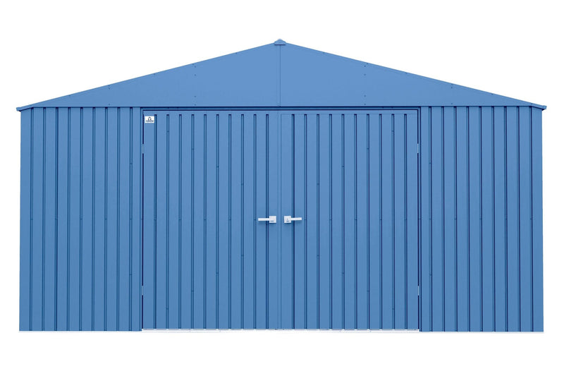 Arrow Elite 14x14-ft Corrosion-Resistant Blue Grey Steel Shed A9