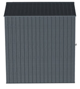 Arrow Elite Steel Storage Shed with Pent Roof, Anthracite, 6-ft x 6-ft