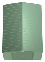 Arrow Select Galvanized Steel Storage Shed, Sage Green, 10-ft x 14-ft