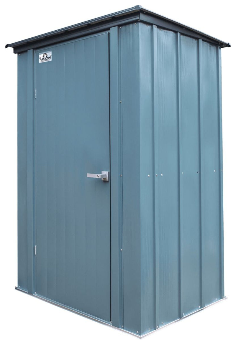 Arrow Spacemaker 4x3-ft Juniper Berry Lockable Patio Shed L0