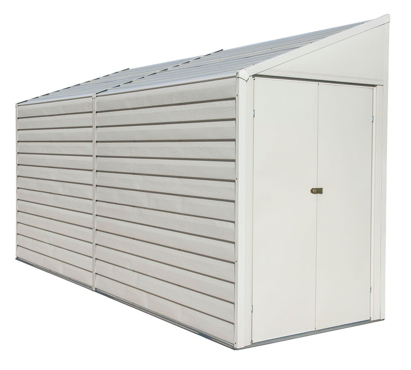 Arrow Yardsaver Electro Galvanized Steel Storage Shed, 4-ft x 10-ft A5