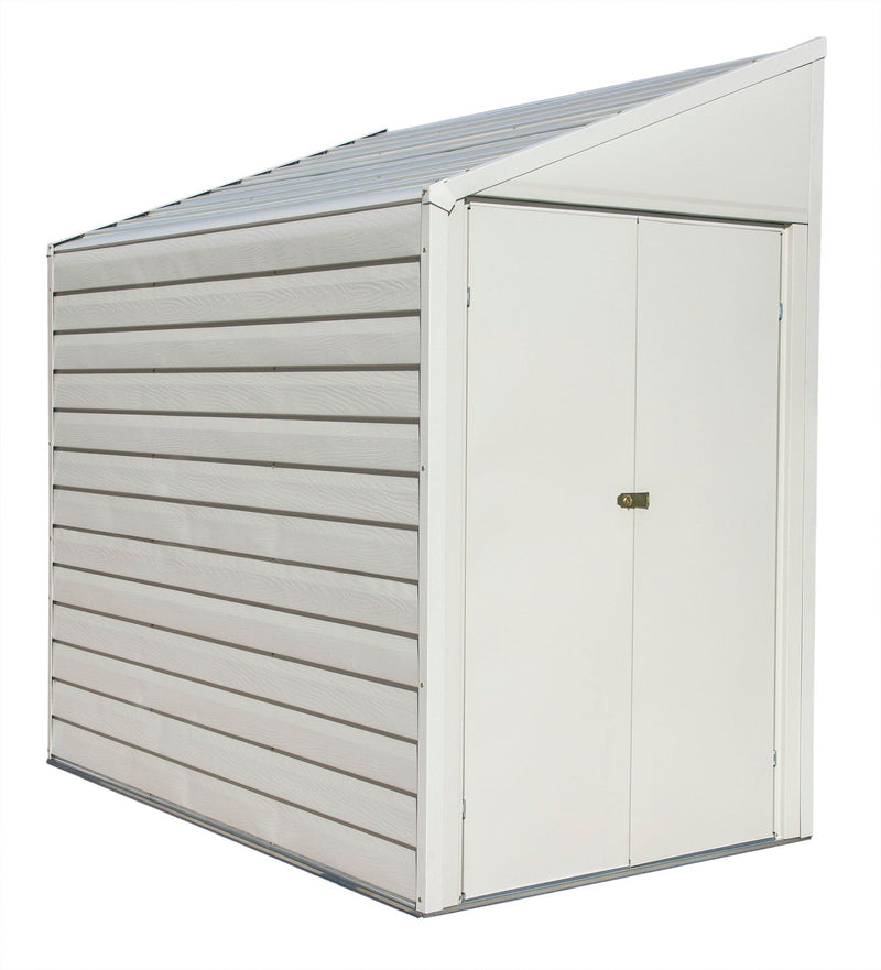 Arrow Yardsaver Electro Galvanized Steel Storage Shed, 4-ft x 7-ft X4