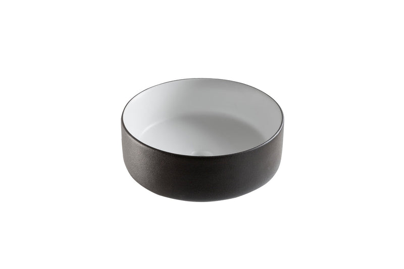Arya Ceramic Vessel Bathroom Sink/Basin, Black Y0