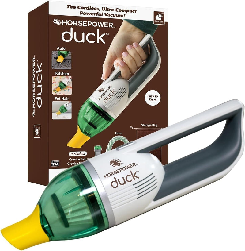 As Seen On TV Horsepower Duck Ultra-Compact Cordless Handheld Vacuum T6