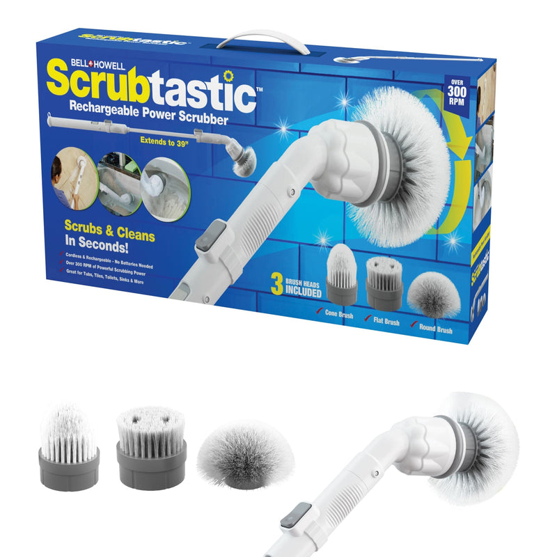 As Seen On TV Scrubtastic Rechargeable Power Scrubber Brush P2