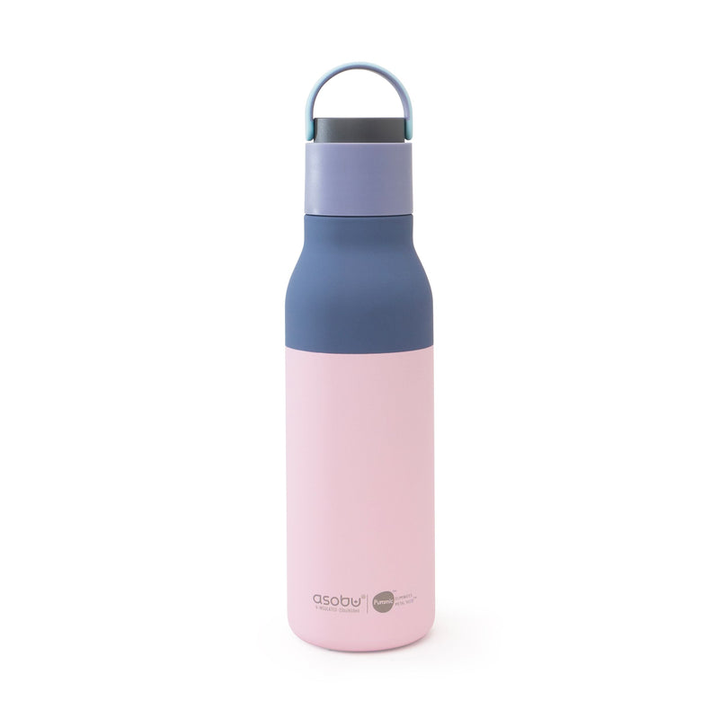 Asobu Metro Ceramic Water Bottle, 22-oz, Pastel Pink H3