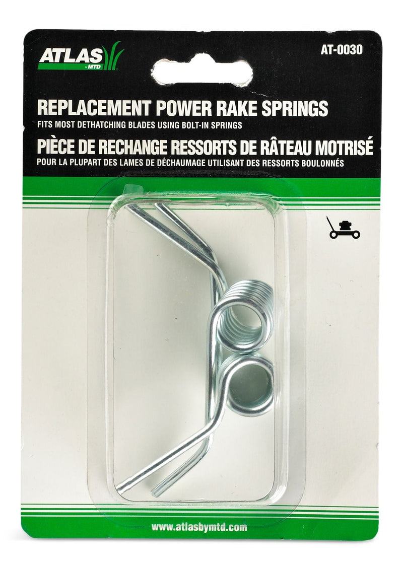 Atlas Dethatching Steel Spring, Snap-In, 2-pk; for Lawn Mower Dethatching Blades I0