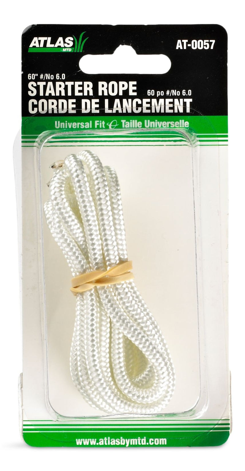 Atlas Lawn Mower Replacement Starter Cord/Rope, 60-in x 1/4-in Nylon S3