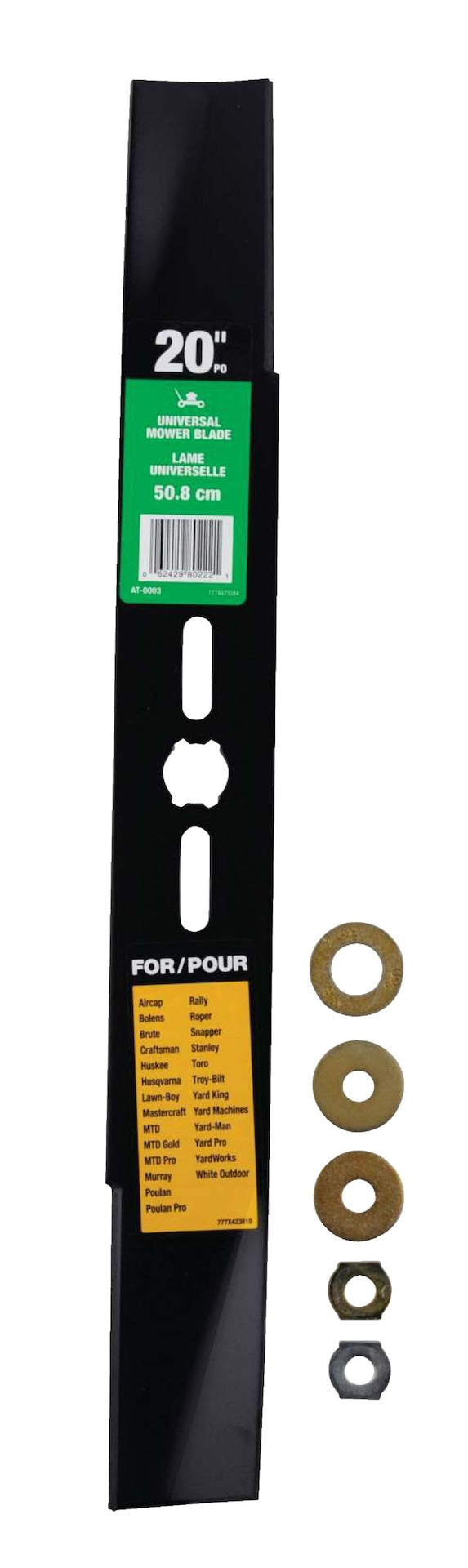 Atlas Lawn Tractor Two Replacement Blade Set, 42-in, Black L1