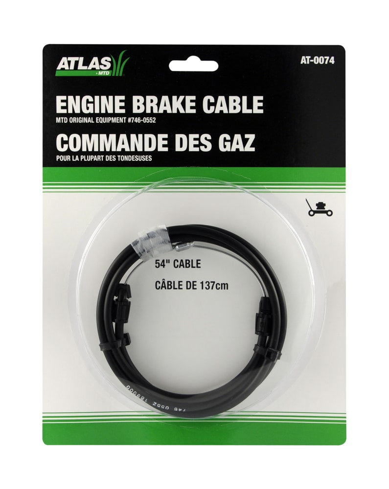 Atlas Lawnmower Engine Replacement Brake Cable, 54-in S7