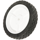 Atlas Plastic Lawn Mower Replacement Wheel, Wide Tread 8-in x 1.75-in