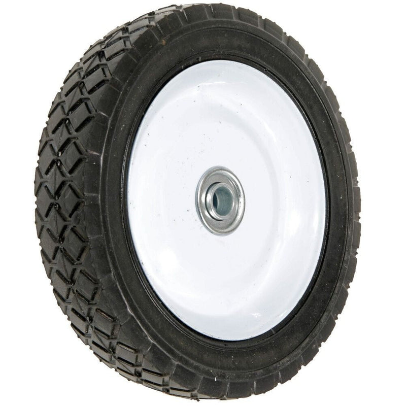 Atlas Steel Mower Wheel with Ball Bearings, 7-in D9
