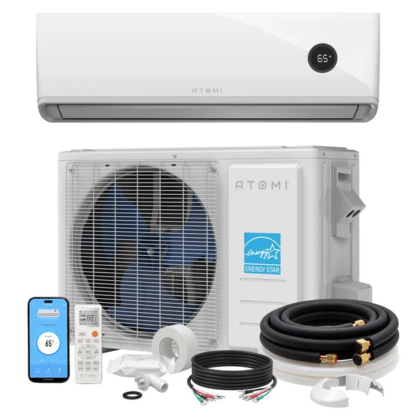 Atomi Tempestas Mini-Split Smart Air Conditioner + Heater W6