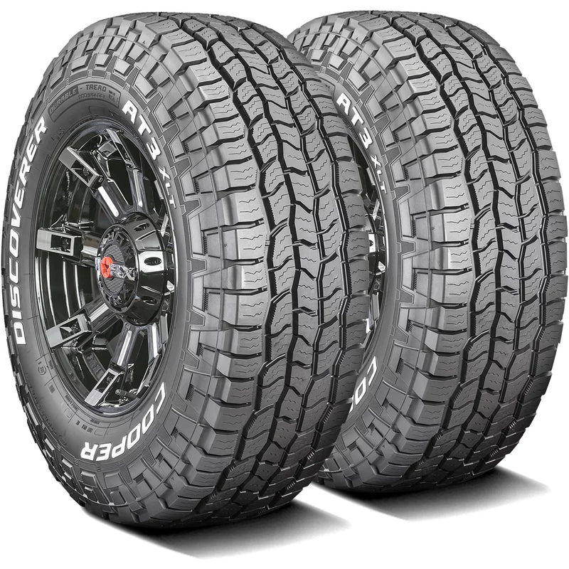 Cooper Discoverer AT3 XLT All Terrain Tires 285/75R16 10 Ply E – Fits Light Trucks & Hummer H3 Models A6