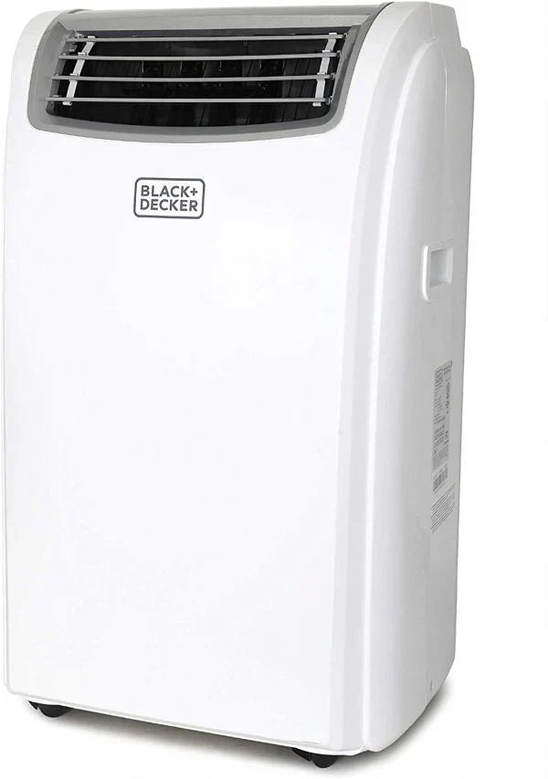 BLACK DECKER 14,000 BTU Portable Air Conditioner with Heat and Remote Control, White J4