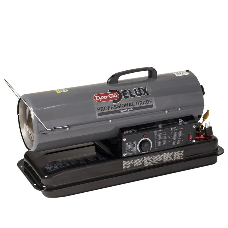 Delux 80,000 BTU Indoor/Outdoor Portable Kerosene Forced Air Heater C8