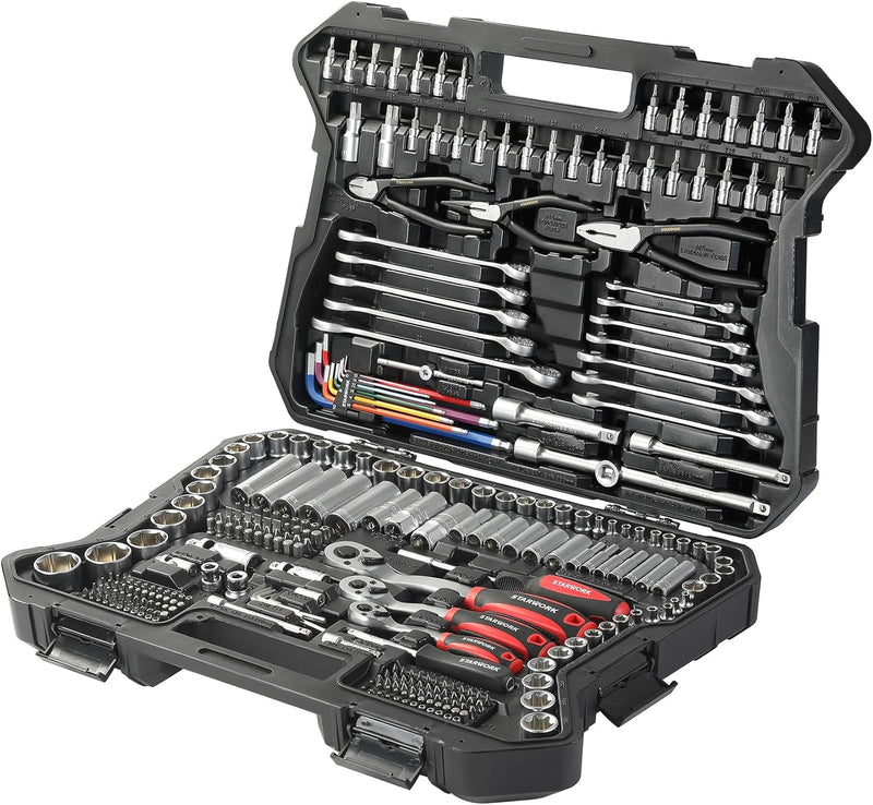 314-Piece Mechanics Tool Set and Socket Set, Professional Metric Set U6