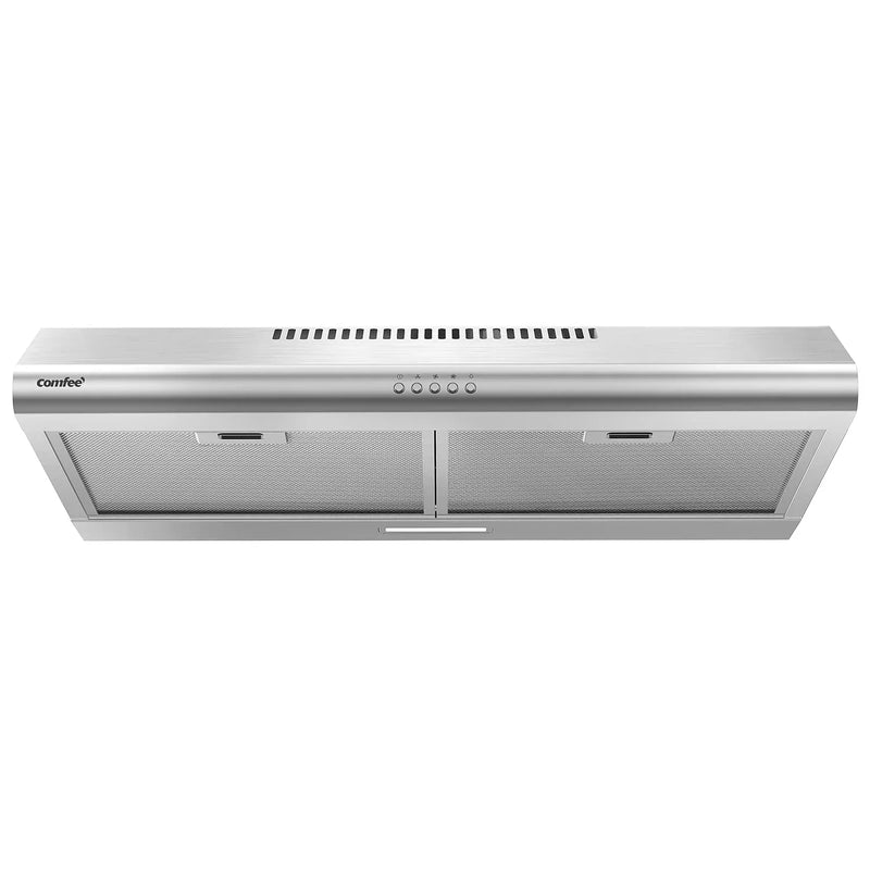 Comfee 30 inch Under Cabinet Ducted/Ductless Convertible Slim Vent Durable Stainless Steel Kitchen Reusable Filter Y9