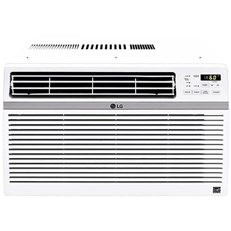 LG 8,000 BTU 340 Sq ft Window Air Conditioner with Remote Control, White, LW8016ER E2