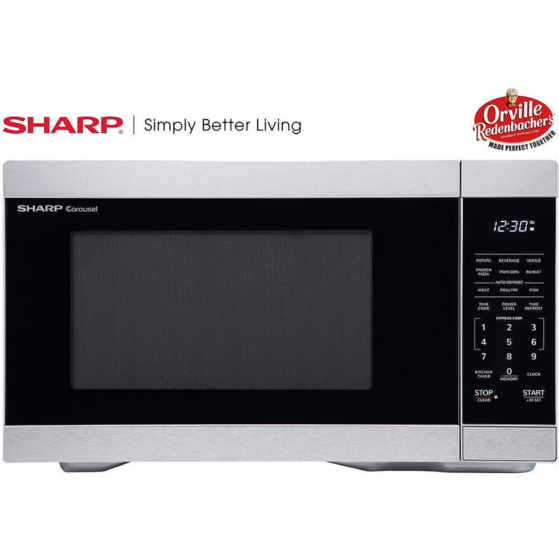 Sharp 1.1 CF Countertop Microwave Oven, Orville Redenbacher s Certified E8