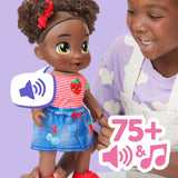 Baby Alive Baby Grows Up Berry Boo Interactive Talking Baby Doll with 75+ Sounds