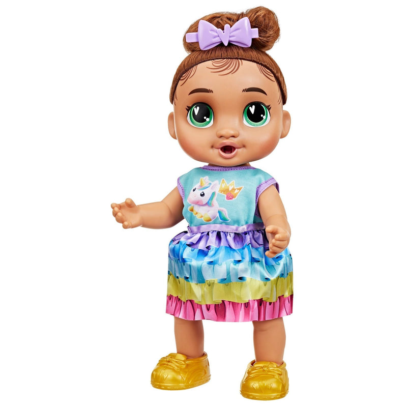 Baby Alive Baby Grows Up Sophia Sparkle Interactive Talking Baby Doll with 75+ Sounds C6