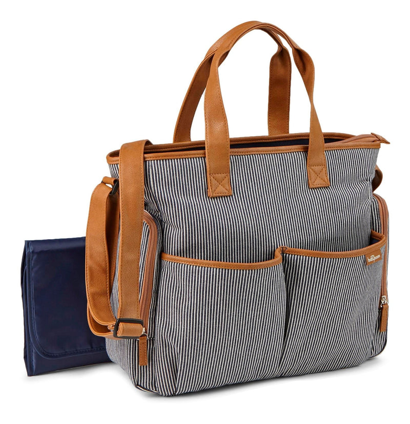 Baby Boom Fashion Tote Diaper Bag with Changing Pad, Assorted V2
