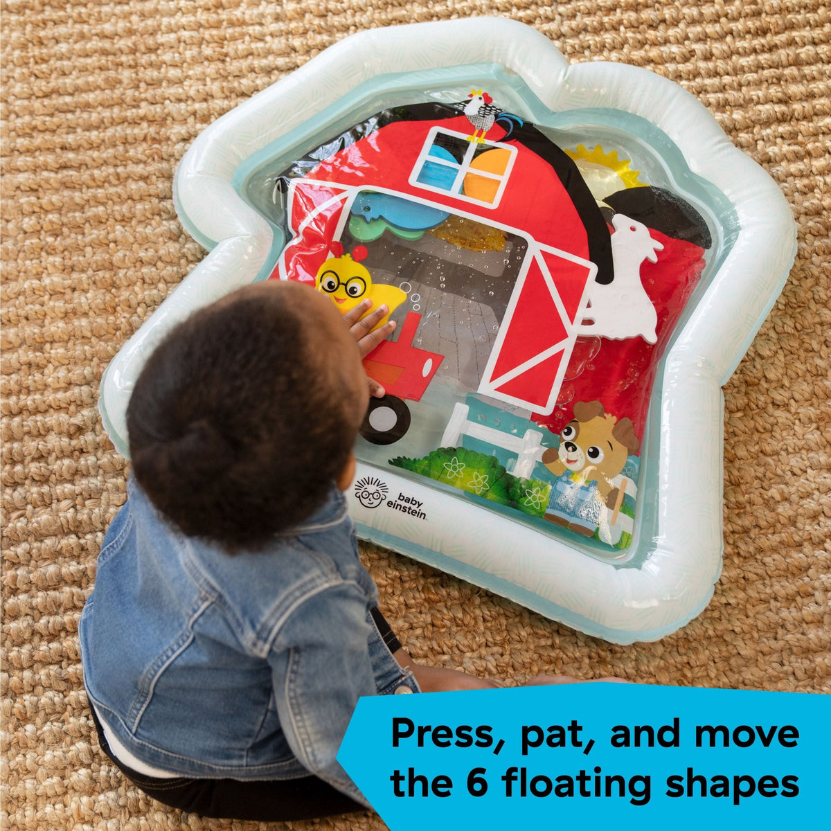 Baby Einstein Cal's Sensory Barn Tummy Time Water Mat