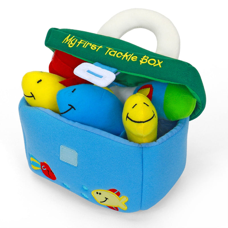 Baby GUND Play Soft Collection, My First Tackle Box 5-Piece Plush Playset with Rattle, 8-in M0