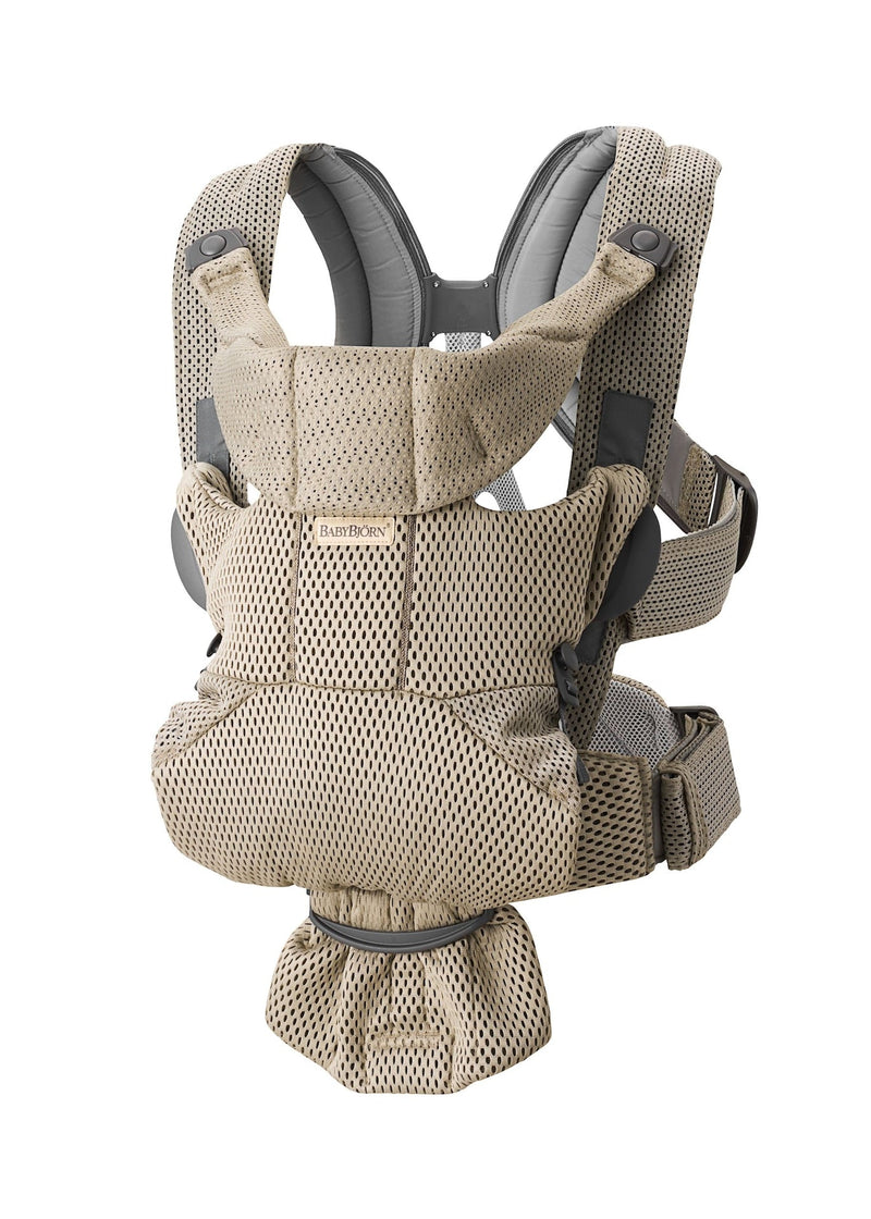 BabyBjorn Carrier Free In Light, XS to XXL, Beige A4