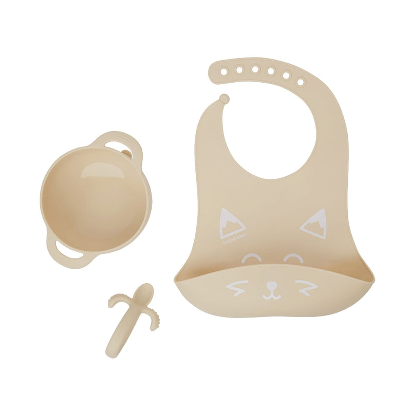 BabyMoov First'isy Silicone Feeding Set, Fox W5