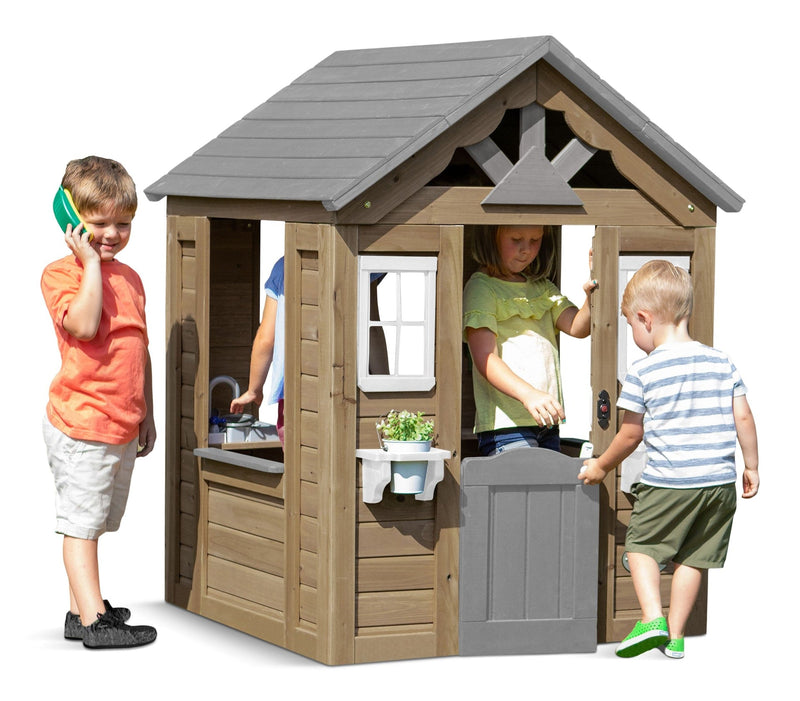 Backyard Discovery Maple Leaf All Wood Playhouse, Ages 1-5 M2