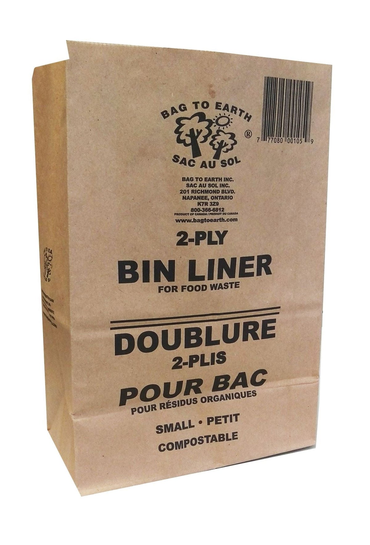 Bag to Earth Paper Liner Bags, Assorted Quantity, Assorted Sizes