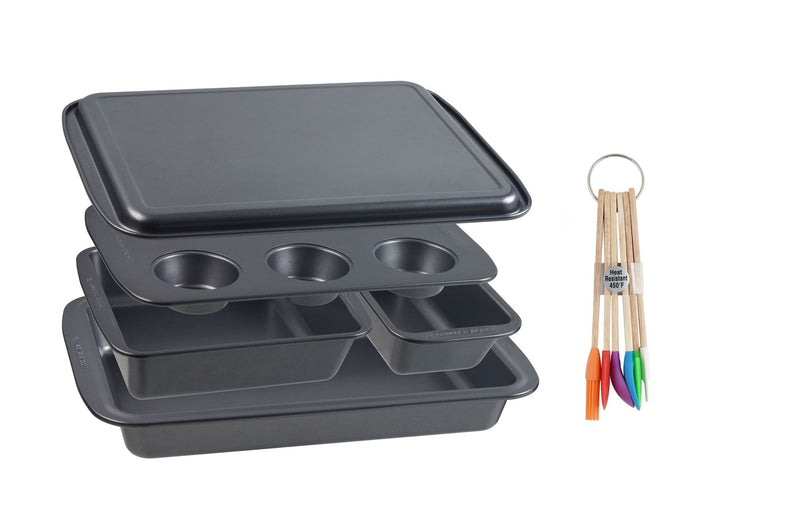 Bakers Secret 11 piece Carbon Steel Nesting Set + 6 Tools Y6