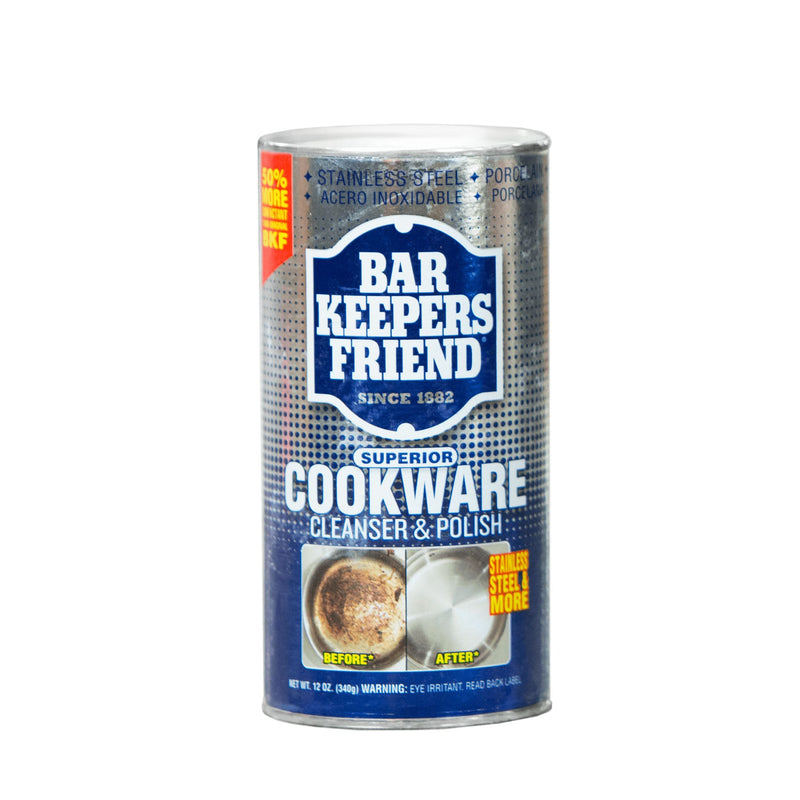 Bar Keepers Friend Cookware Cleanser & Polish, 340-g D0