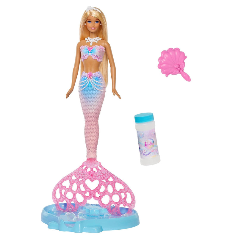Barbie Bubble Sparkle Mermaid Doll, Ages 3+ K4