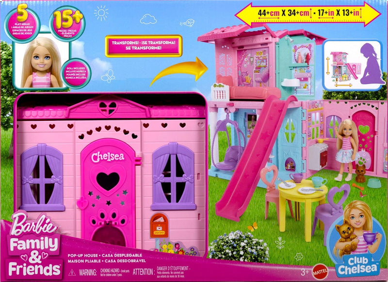 Barbie Club Chelsea Pop-Up House Playset with Accessories B8