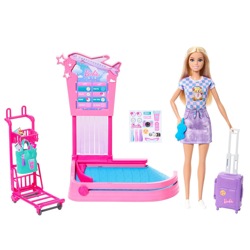 Barbie Doll and Travel Playset A1