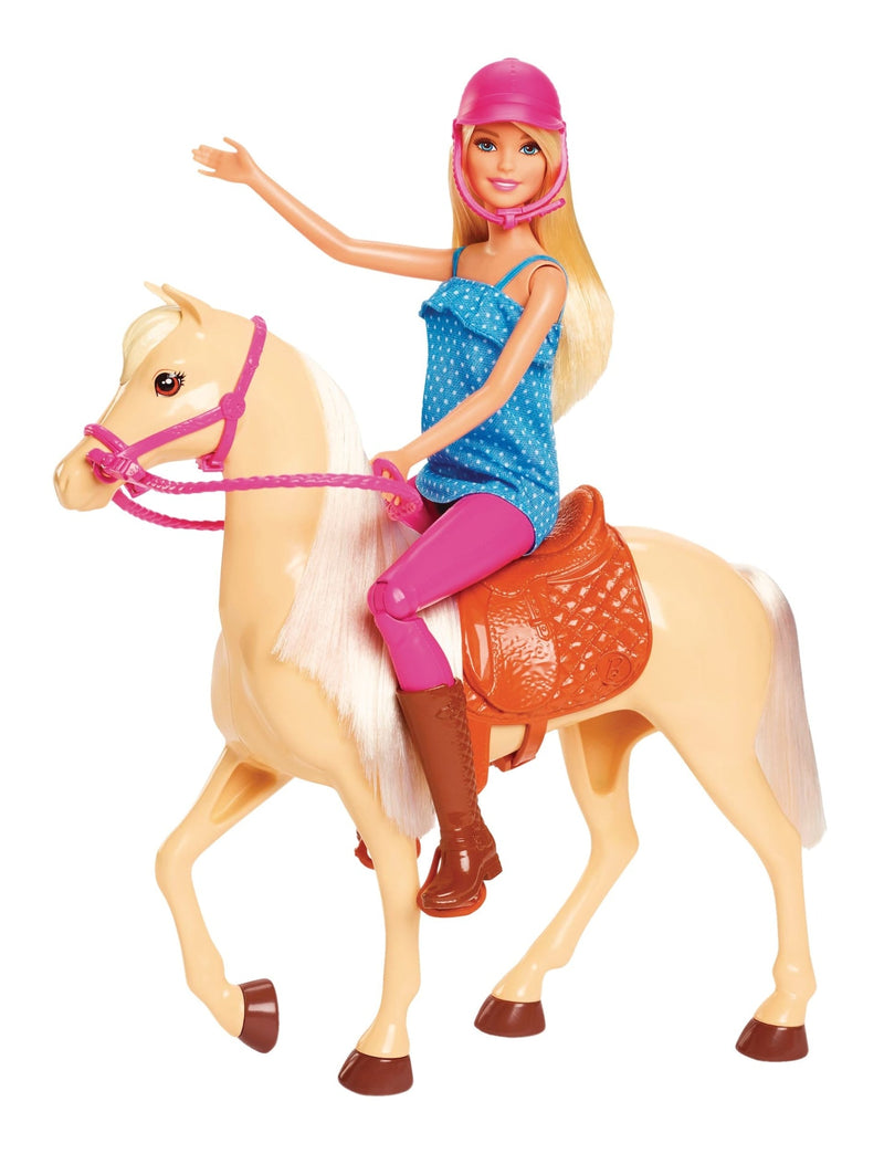 Barbie Doll & Horse Playset for Kids, Assorted, Ages 3+ G9